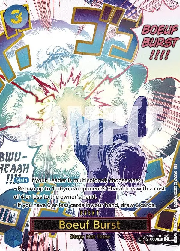 Boeuf Burst (Alternate Art) (Op12-060) (Op12) 1