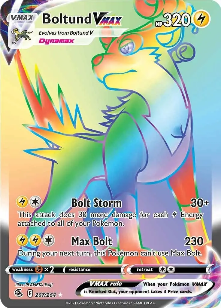 Boltund Vmax (Secret) (267/264) (Swsh08) 1