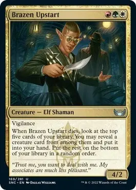 Brazen Upstart (169) (Snc) 1