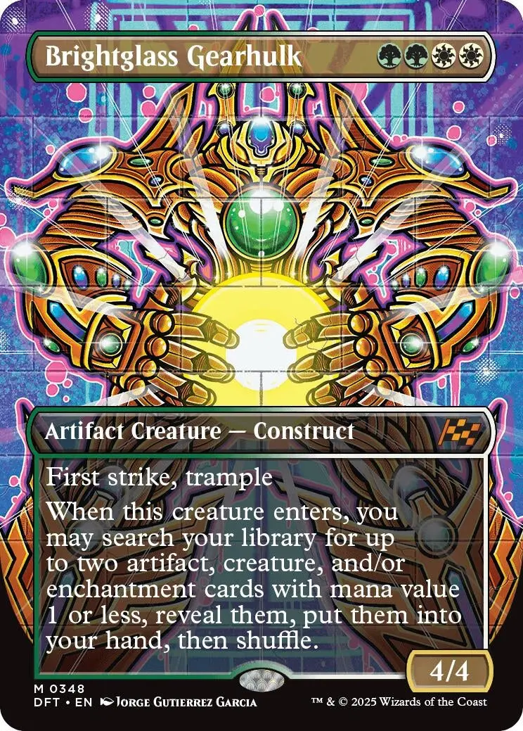 Brightglass Gearhulk (Borderless) (348) (Dft) 1