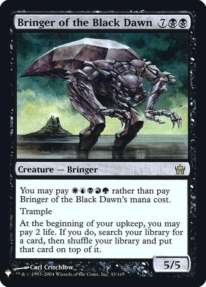 Bringer Of The Black Dawn (43) (List) 1