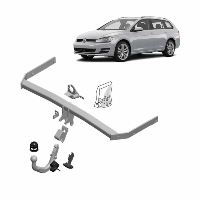 Brink European Style Towbar & Direct Fit Wiring For Volkswagen Golf (04/2013 - 03/2017) 1