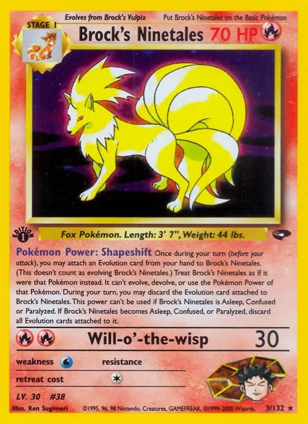 Brock's Ninetales (003/132) (G2) 1