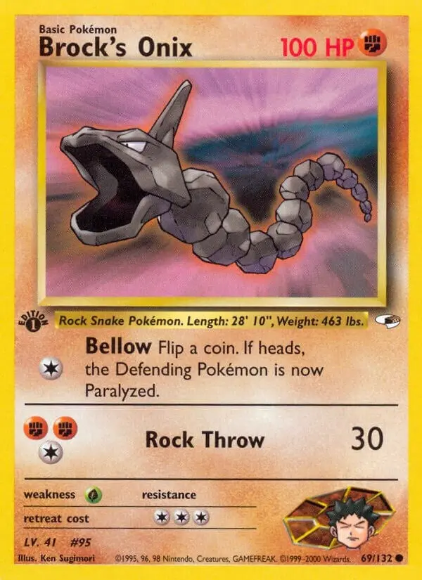 Brock's Onix (69) (069/132) (G1) 1