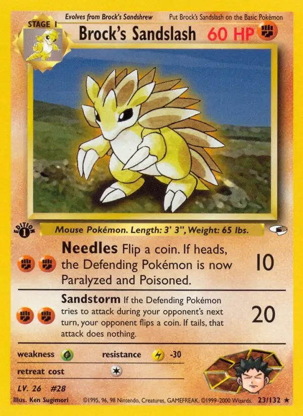Brock's Sandslash (023/132) (G1) 1