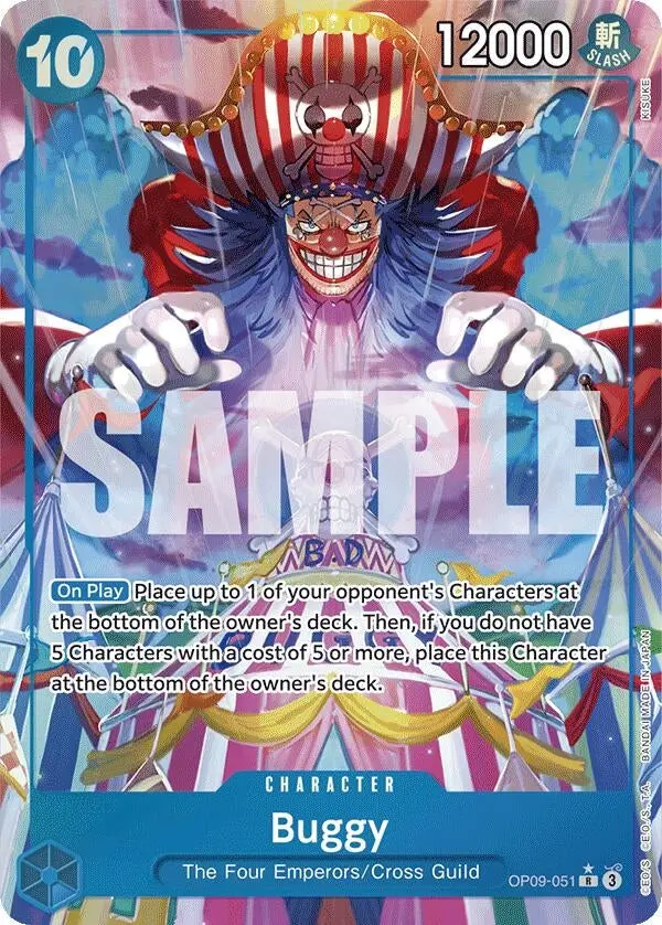Buggy (051) (Alternate Art) (Op09-051) (Op09) 1