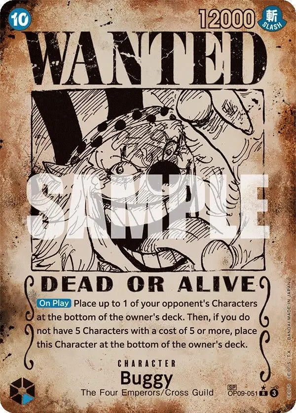 Buggy (051) (Wanted Poster) (Op09-051) (Op09) 1