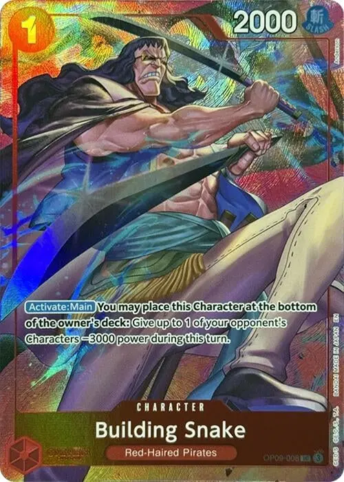 Building Snake (Premium Card Collection -Best Selection Vol. 4-) (Op09-008) (Op-Pr) 1