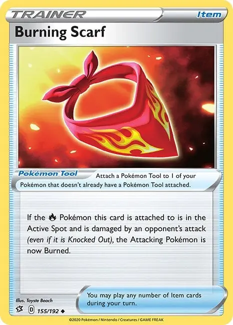 Burning Scarf (155/192) (Swsh02) 1