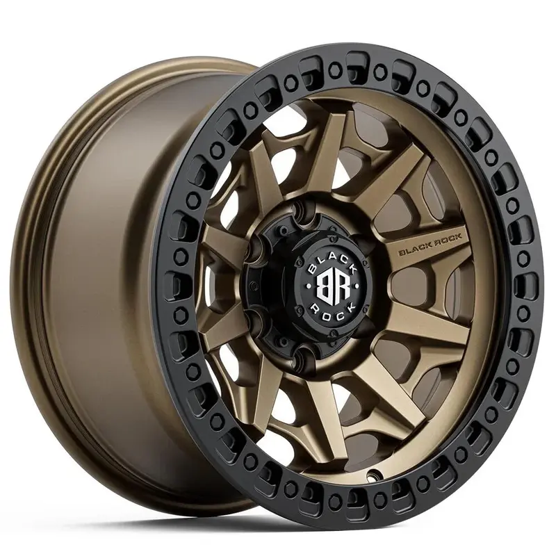 Cage Wheel By Black Rock - Dark Bronze Black Lip 1
