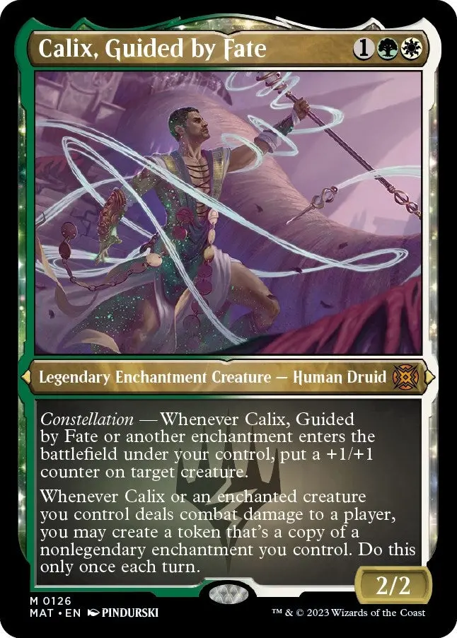 Calix, Guided By Fate (Foil Etched) (126) (Mat) 1