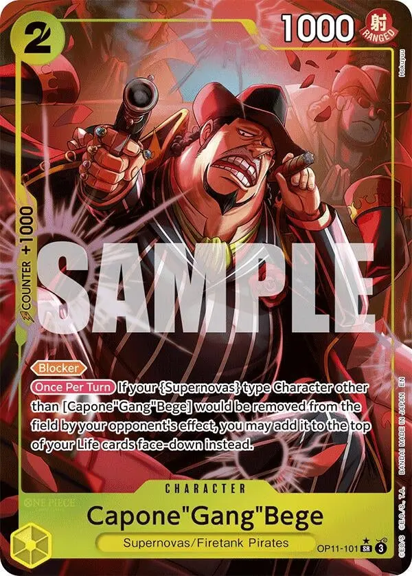 Capone"Gang"Bege (101) (Alternate Art) (Op11-101) (Op11) 1