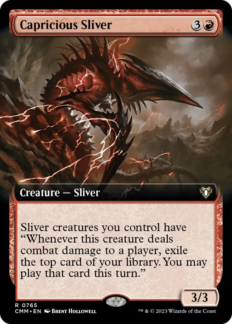 Capricious Sliver (Extended Art) (765) (Cmm) 1
