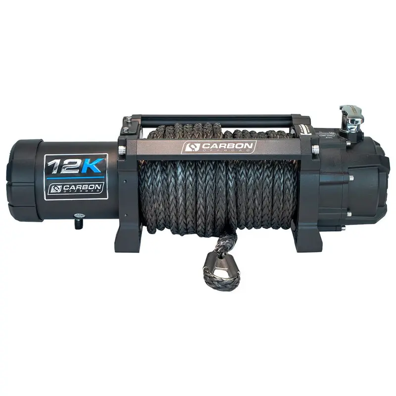 Carbon 12K 12000Lb Winch V3x Byo Hook 1