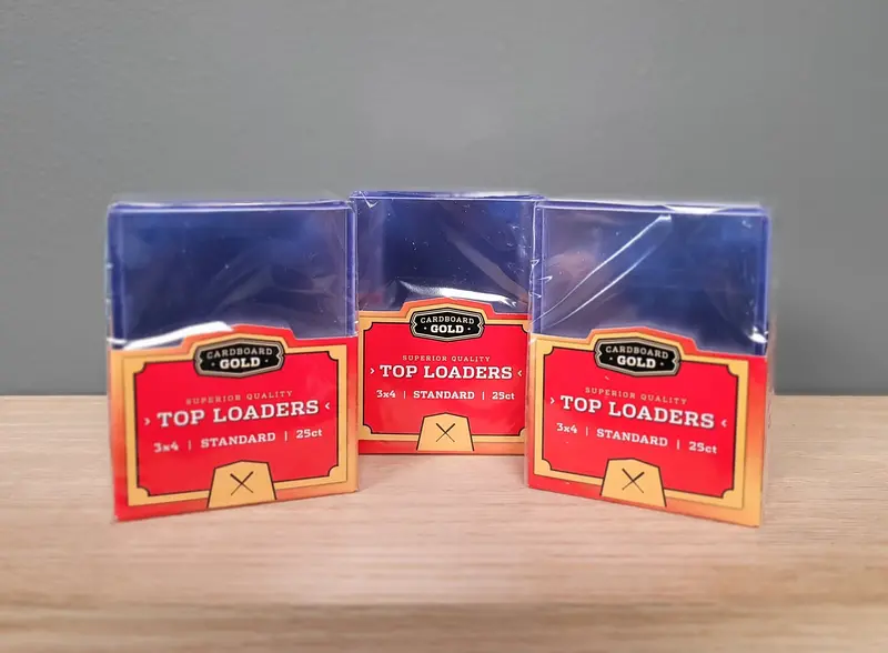 Cardboard Gold: 3"X4" Standard Toploader 25Ct 1