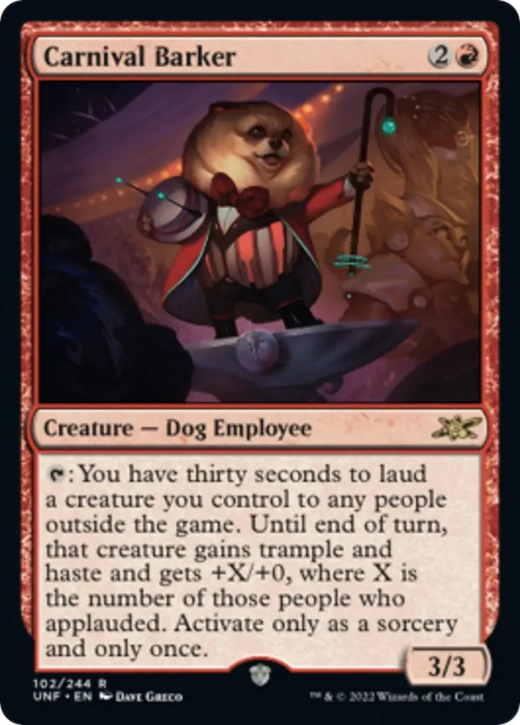 Carnival Barker (102) (Unf) 1