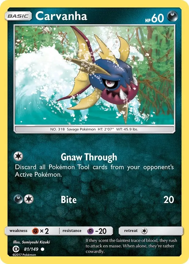 Carvanha (81/149) (Sm01) 1