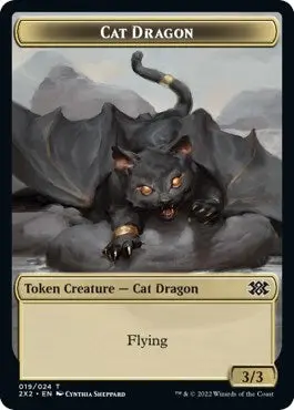 Cat Dragon // Eldrazi Scion Double-Sided Token (19 // 1) (2X2) 1