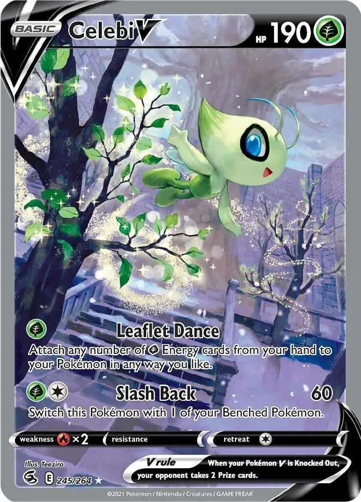 Celebi V (Alternate Full Art) (245/264) (Swsh08) 1