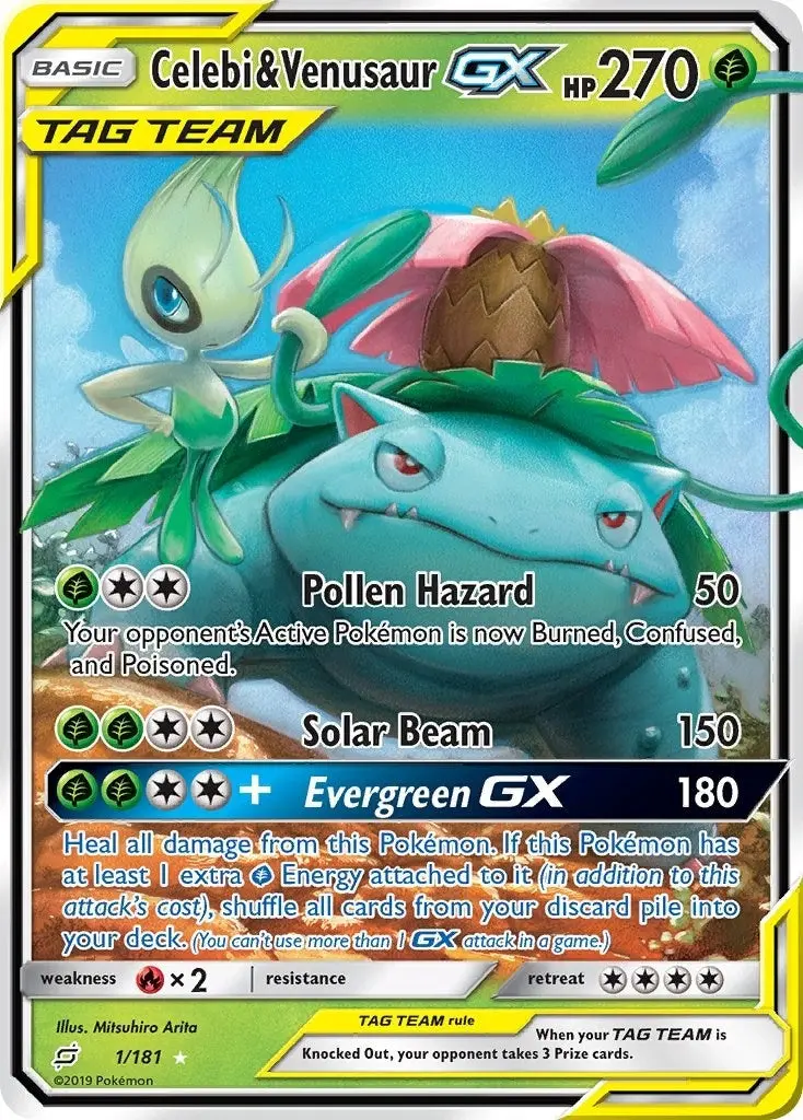 Celebi & Venusaur Gx (1/181) (Sm9) 1
