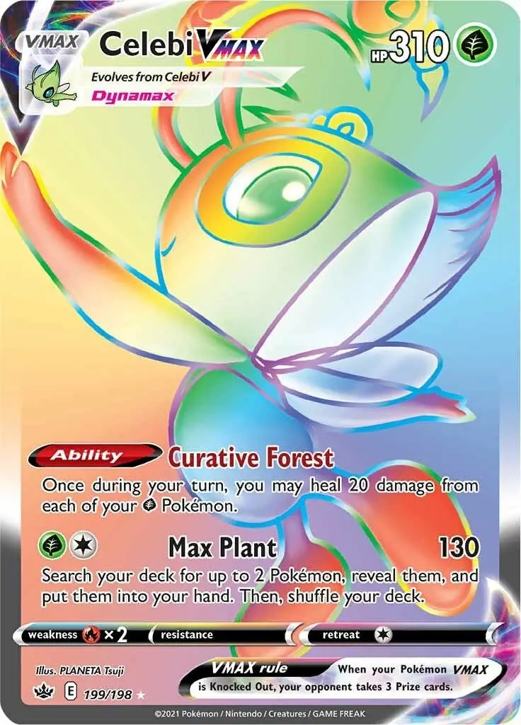 Celebi Vmax (Secret) (199/198) (Swsh06) 1