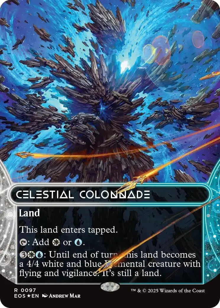 Celestial Colonnade (0097) (Borderless) (Galaxy Foil) (97) (Eos) 1