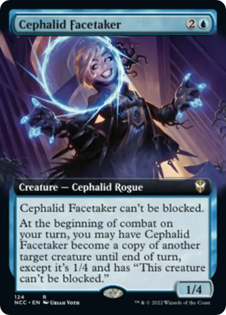 Cephalid Facetaker (Extended Art) (124) (Ncc) 1