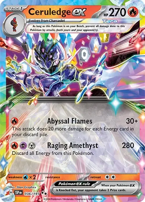 Ceruledge Ex (036/191) (Ssp) 1