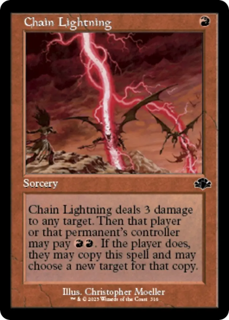 Chain Lightning (Retro Frame) (316) (Dmr) 1