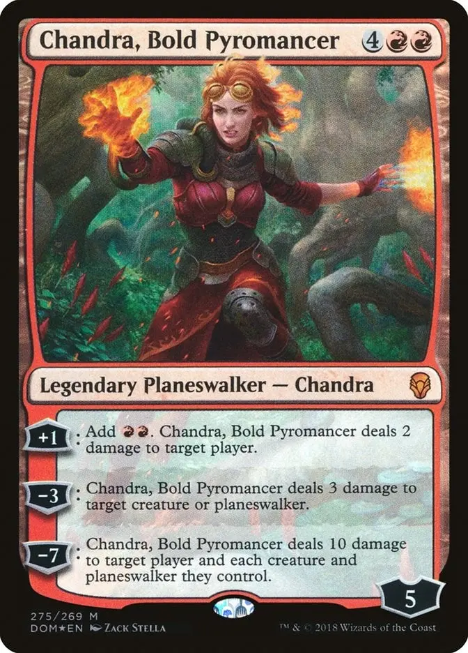 Chandra, Bold Pyromancer (275) (Dom) 1
