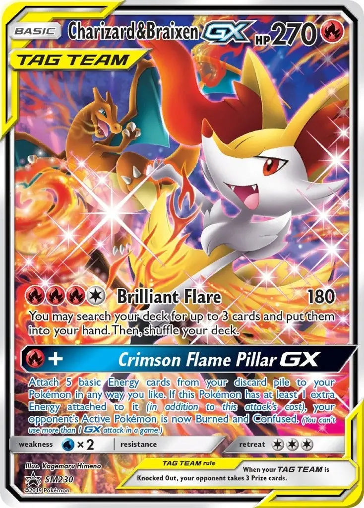 Charizard & Braixen Gx - Sm230 (Sm230) (Smp) 1