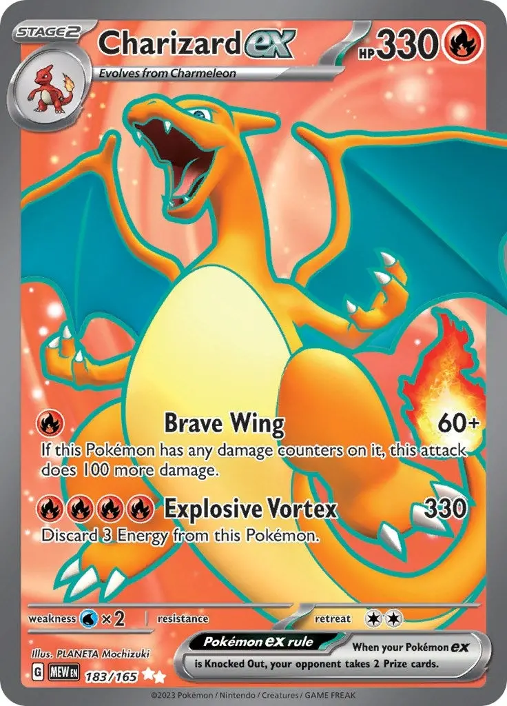Charizard Ex (183/165) (Mew) 1