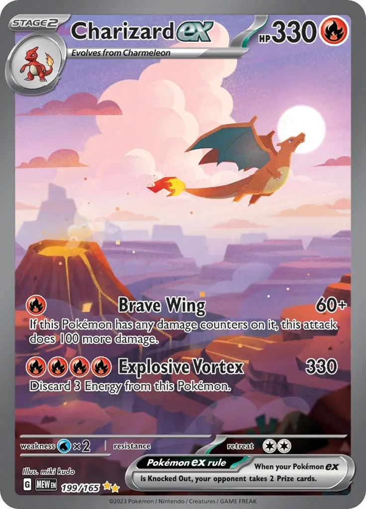 Charizard Ex (199/165) (Mew) 1