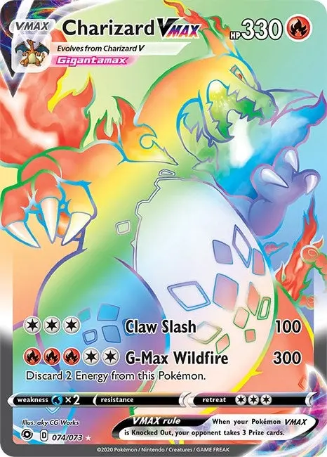 Charizard Vmax (Secret) (74/73) (Chp) 1