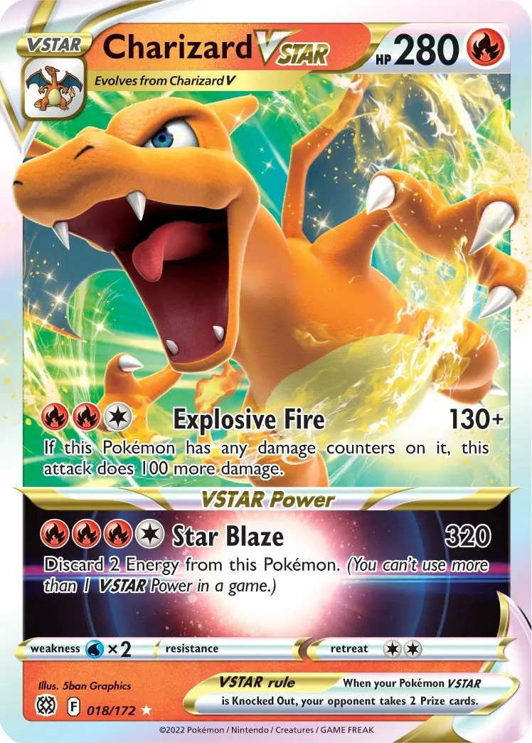 Charizard Vstar (018/172) (Swsh09) 1