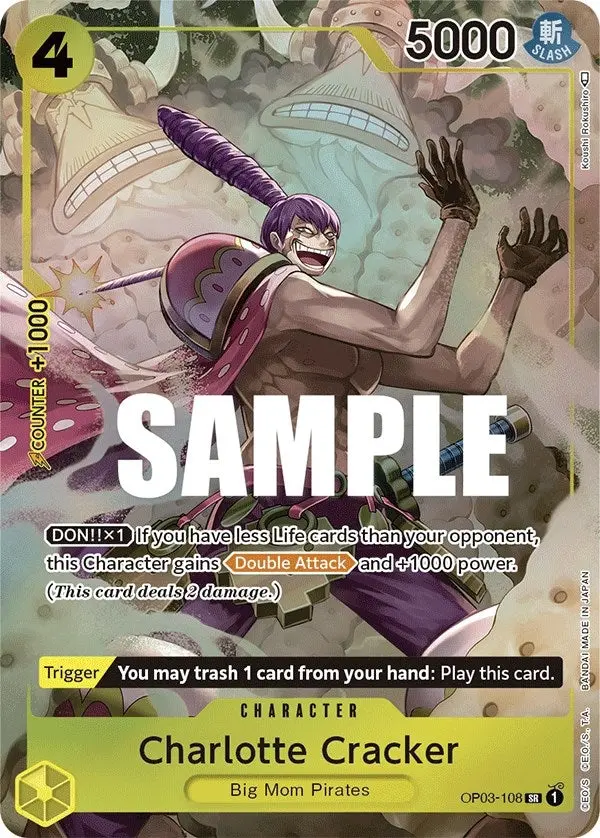 Charlotte Cracker (Alternate Art) (Op03-108) (Op03) 1