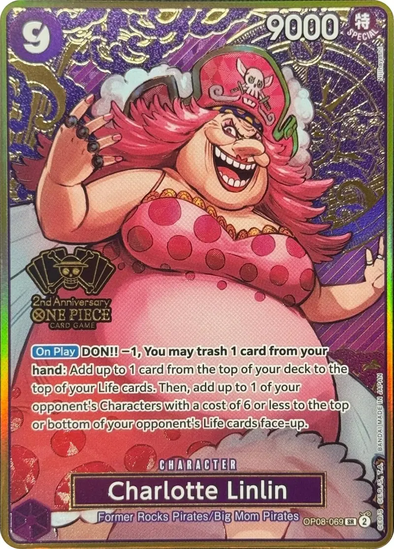 Charlotte Linlin (One Piece Japanese Version 2Nd Anniversary Set) (Op08-069) (Op-Pr) 1
