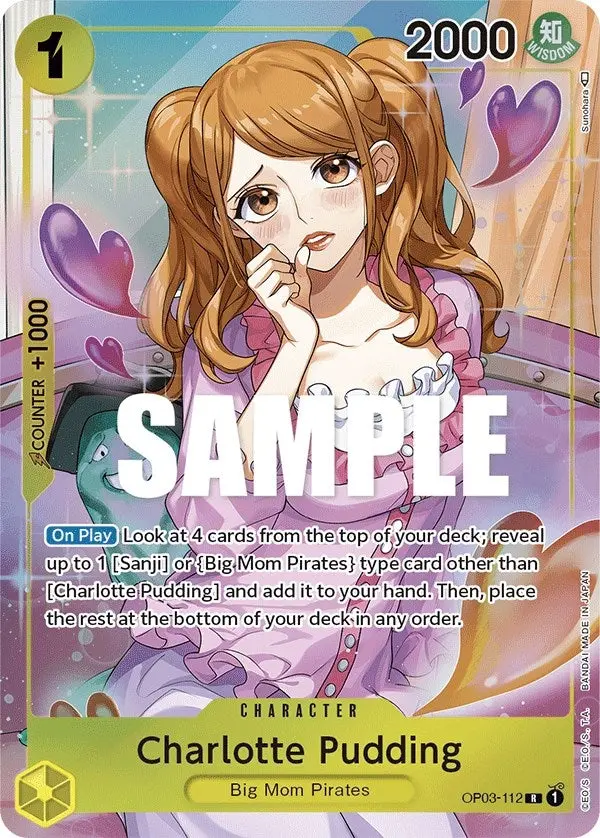 Charlotte Pudding (Alternate Art) (Op03-112) (Op03) 1