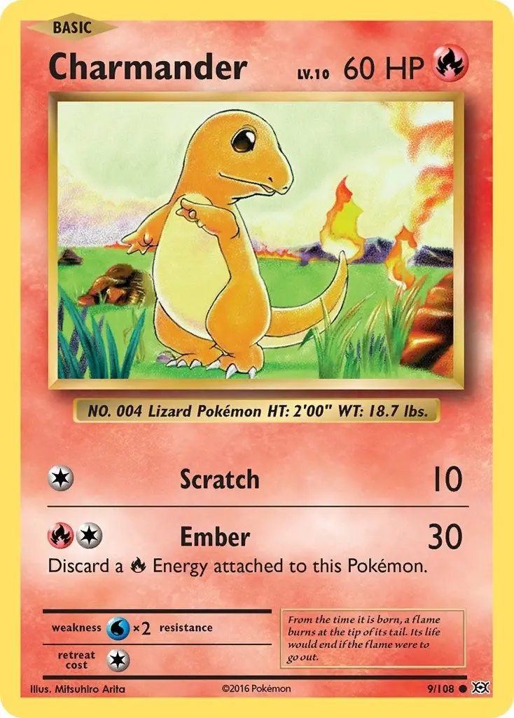 Charmander (9/108) (Evo) 1