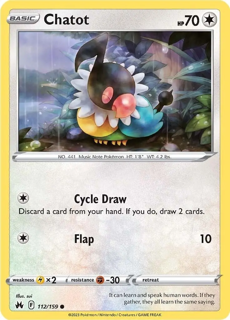 Chatot (112/159) (Crz) 1