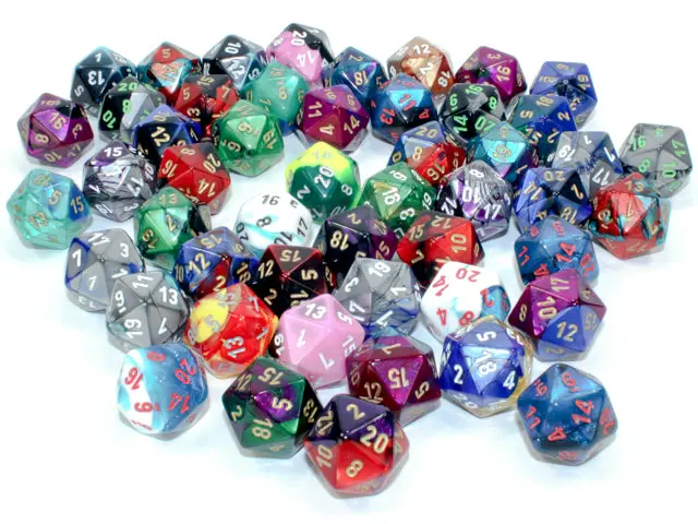 Chessex: Gemini - D20 Dice (Assorted) 1
