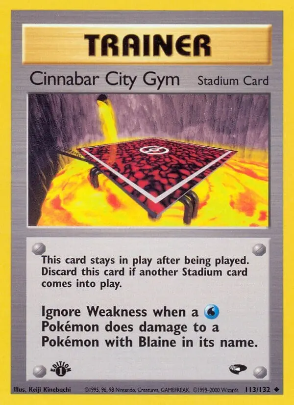 Cinnabar City Gym (113/132) (G2) 1