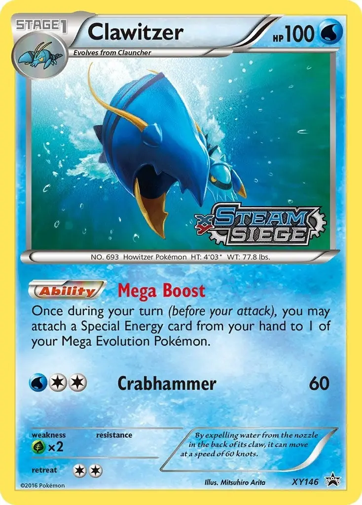 Clawitzer (Xy Steam Siege Prerelease) (Xy146) (Pr) 1