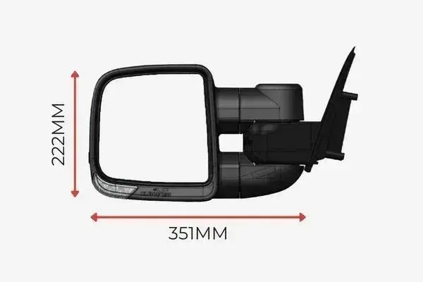 Clearview Compact Towing Mirror For Gwm Cannon 2021 To 2025 Gw-Cn21+ 4