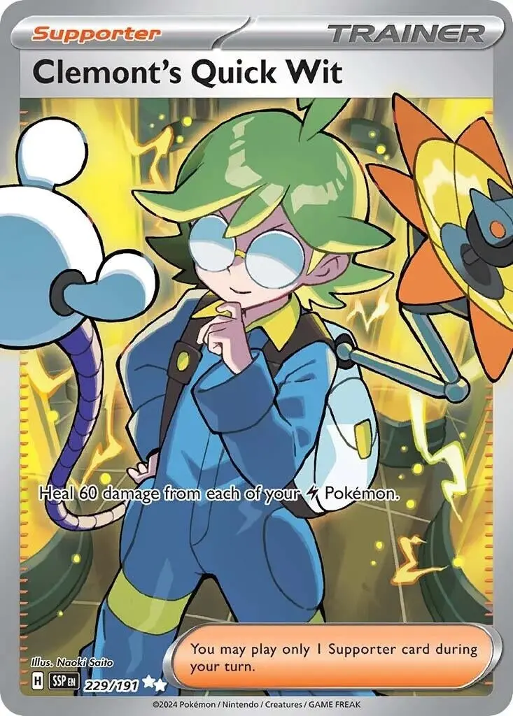 Clemont's Quick Wit (229/191) (Ssp) 1