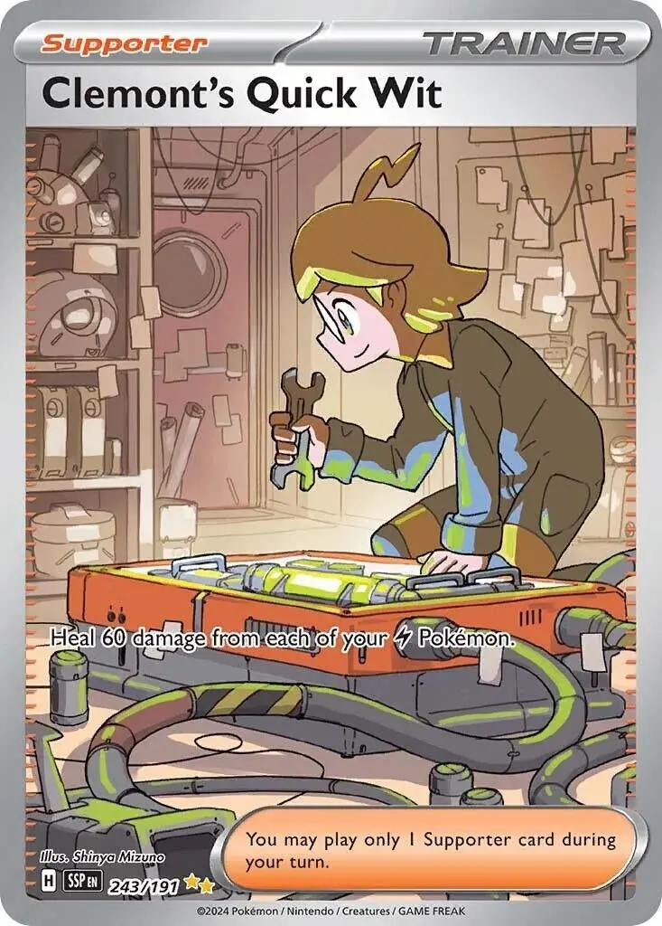 Clemont's Quick Wit (243/191) (Ssp) 1
