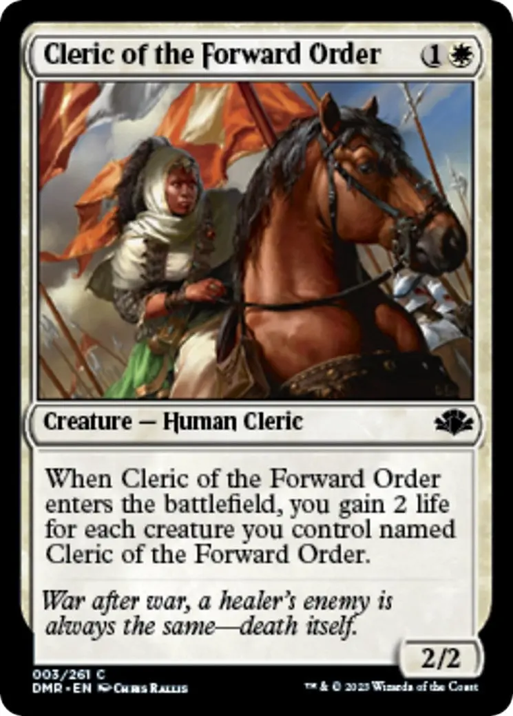 Cleric Of The Forward Order (3) (Dmr) 1