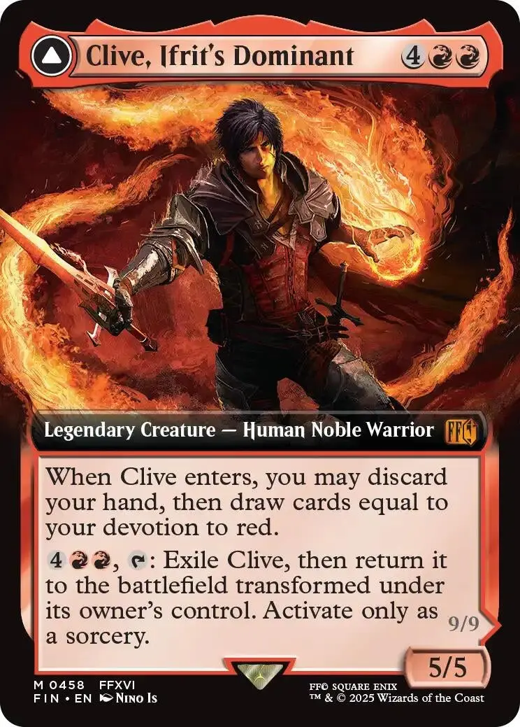Clive, Ifrit's Dominant (Extended Art) (458) (Fin) 1