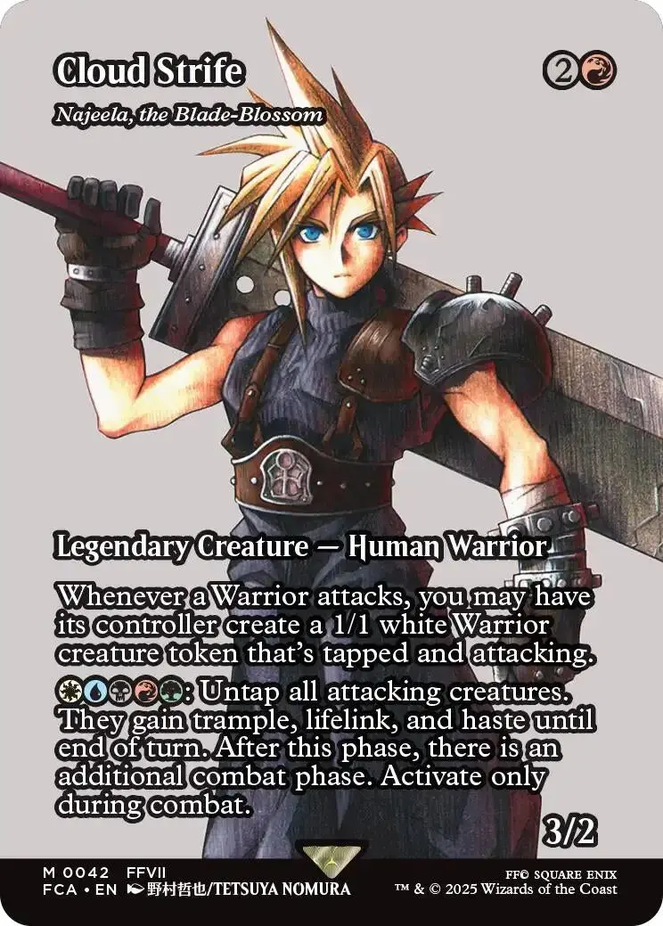 Cloud Strife - Najeela, The Blade-Blossom (Showcase) (42) (Fca) 1