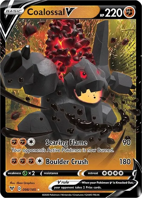 Coalossal V (098/185) (Swsh04) 1